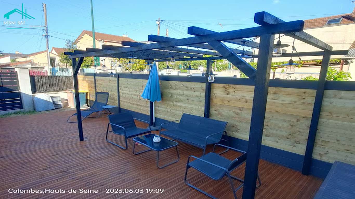 Crèation de terrasse et pergola