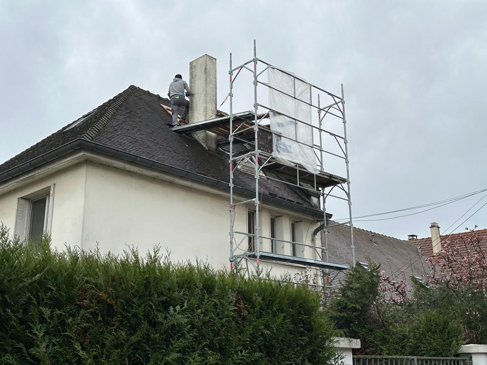 Démonter une Cheminée de Toit